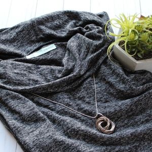 Cowl Neck Tank Sweater Top